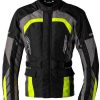 Motorradjacken POCO Express RST Alpha 5 Jacke schwarz/grau/gelb