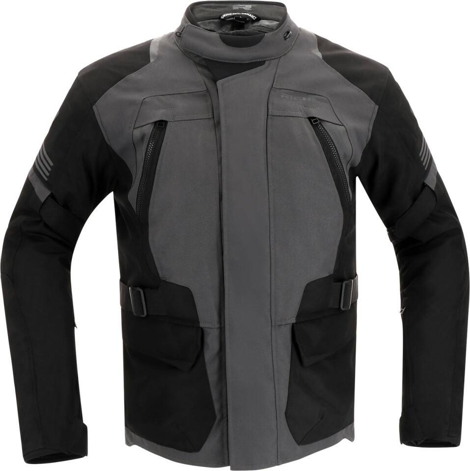 POCO Express Richa Phantom 3 Jacke Schwarz/Dunkelgrau Motorradjacken