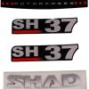 Motorradgepäck POCO Express Shad SH37 Stickers