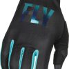 Motorradhandschuhe POCO Express Fly Racing Lite Damen Motocross Handschuhe schwarz/blau