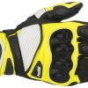 Motorradhandschuhe POCO Express Alpinestars SP-1 v2 Handschuheschwarz/weiss/gelb