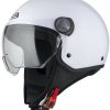 POCO Express NZI Capital Vision Open Face Helmet Weiß Motorradhelme