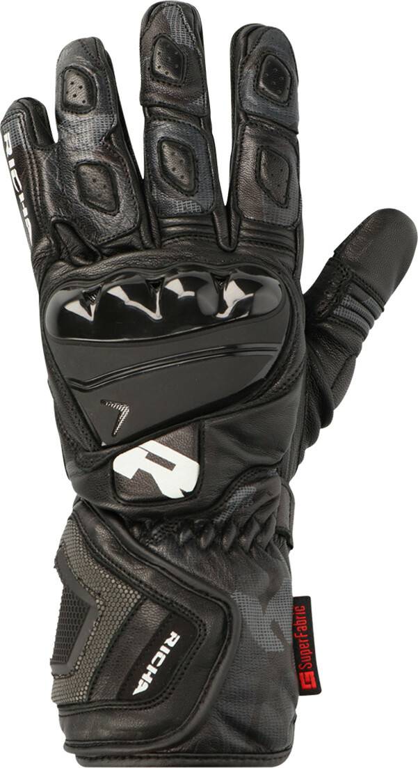 POCO Express Richa Savage 3 Glovesblack/camo army Motorradhandschuhe