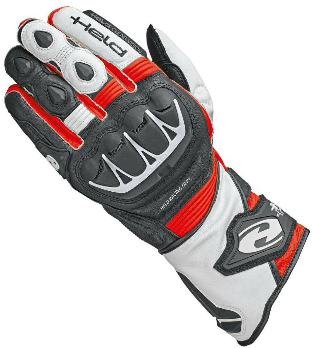 POCO Express Held EVO-THRUX IIschwarz/rot Motorradhandschuhe