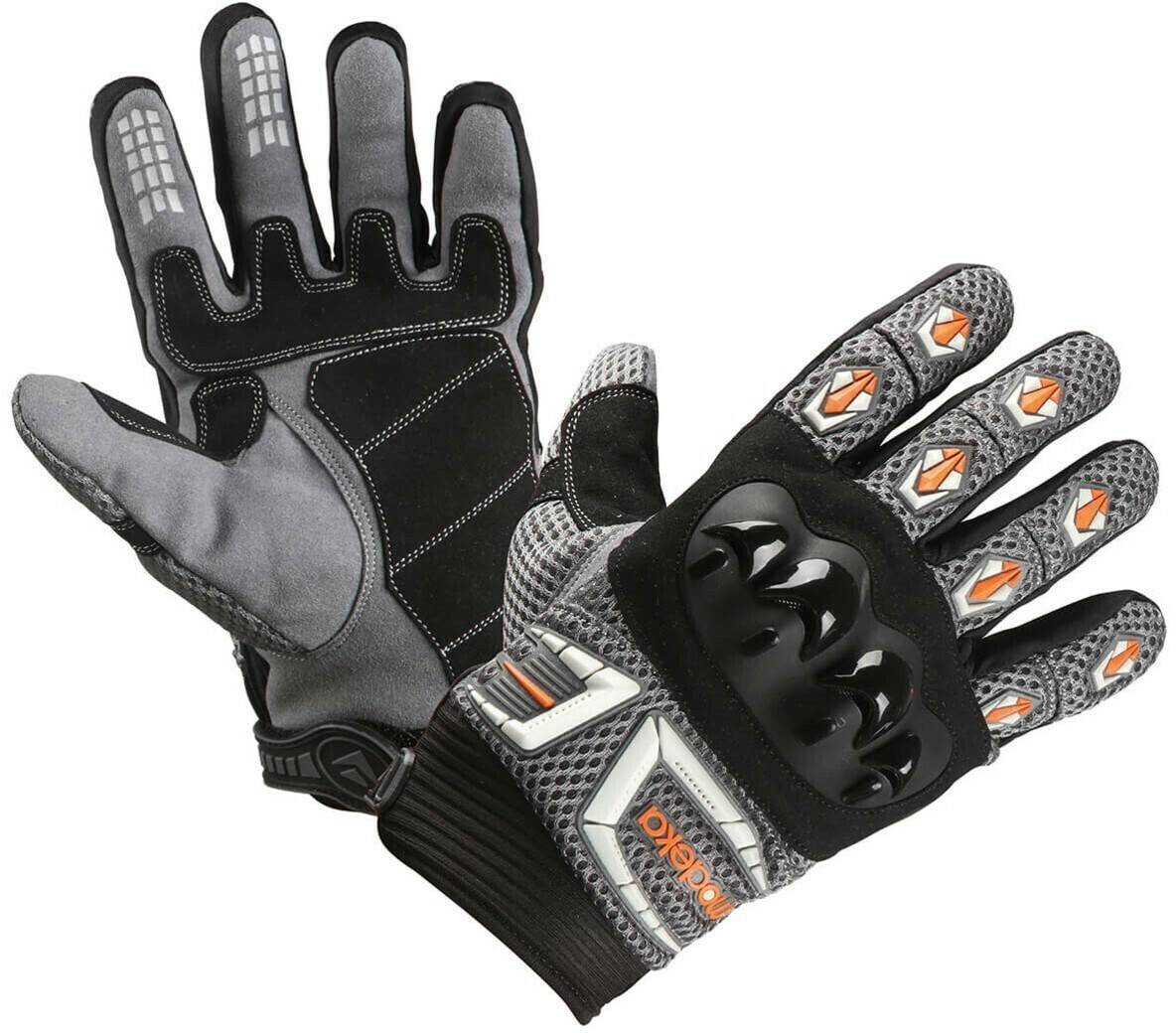 Motorradhandschuhe POCO Express Modeka MX Top grau/orange