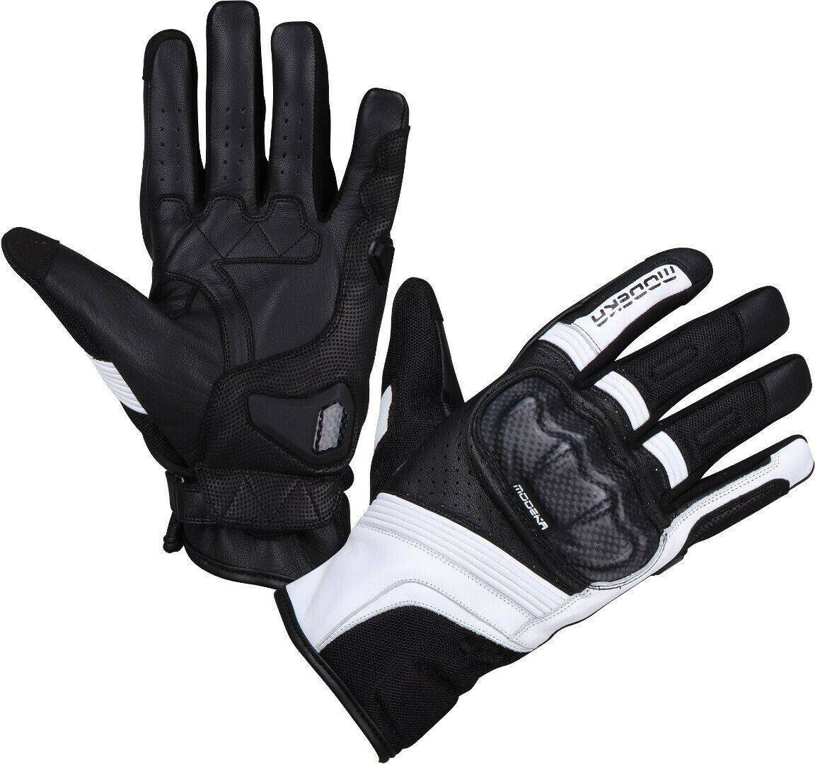 POCO Express Modeka Miako Air Handschuhe schwarz/weiss Motorradhandschuhe