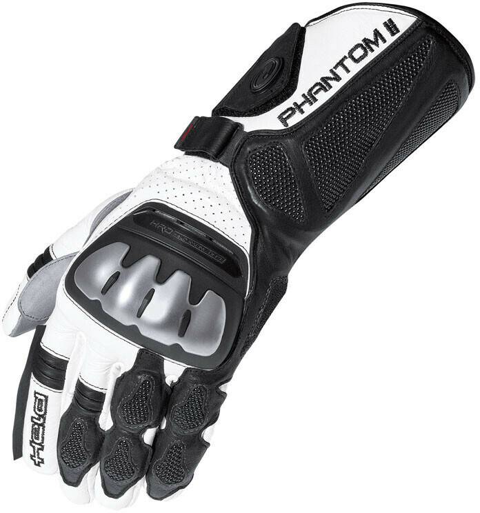 POCO Express Held Phantom II2 schwarz/weiß Motorradhandschuhe